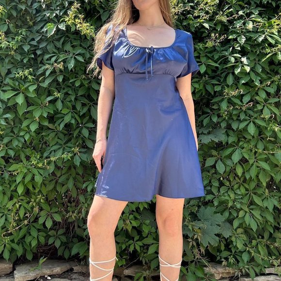 Jones New York Blue Mini Dress - Picture 3 of 8